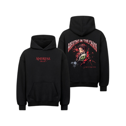 BREATHE IN THE CHAOS – OVERSIZED Hoodie (Tanjiro)
